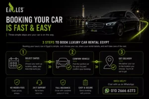 3 Steps To Book Luxury Car Rental Egypt
