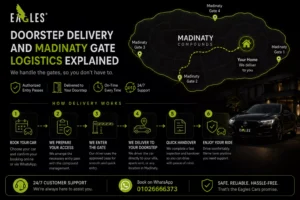 Doorstep Delivery and Madinaty Gate Logistics Explained