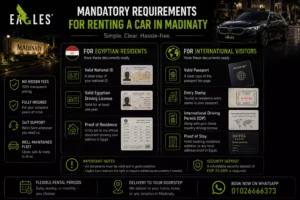 Mandatory Requirements for Renting a Car in Madinaty