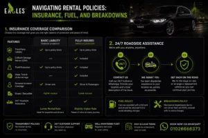 Navigating Rental Policies: Insurance, Fuel, and Breakdowns