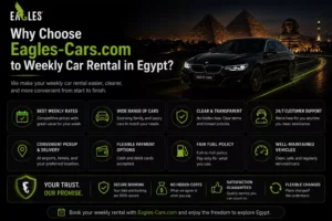 why choose eagles cars com weekly car rental in egypt
