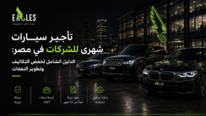 تأجير سيارات شهرى للشركات في مصر